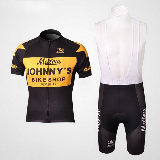 2010 Maillot Johnnys Tirantes Mangas Cortas Negro Y Amarillo (2)